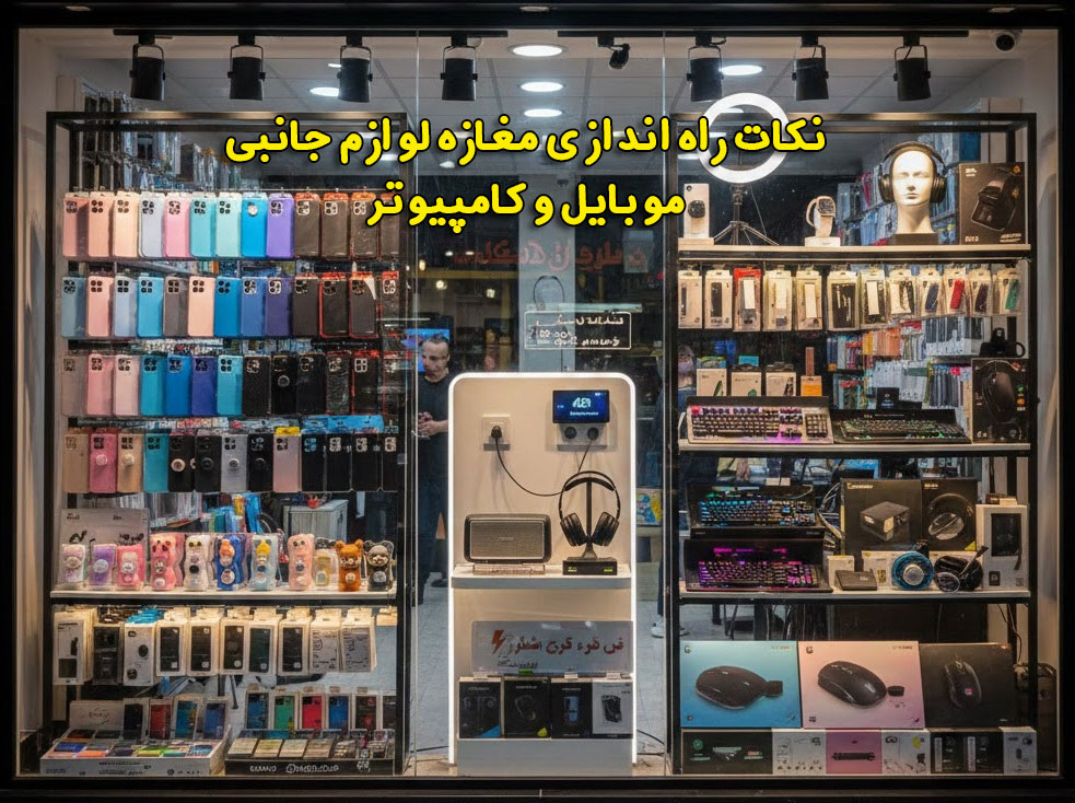 نکات راه اندازی مغازه لوازم جانبی موبایل و کامپیوتر